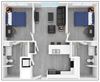 2 Bdrm - B1